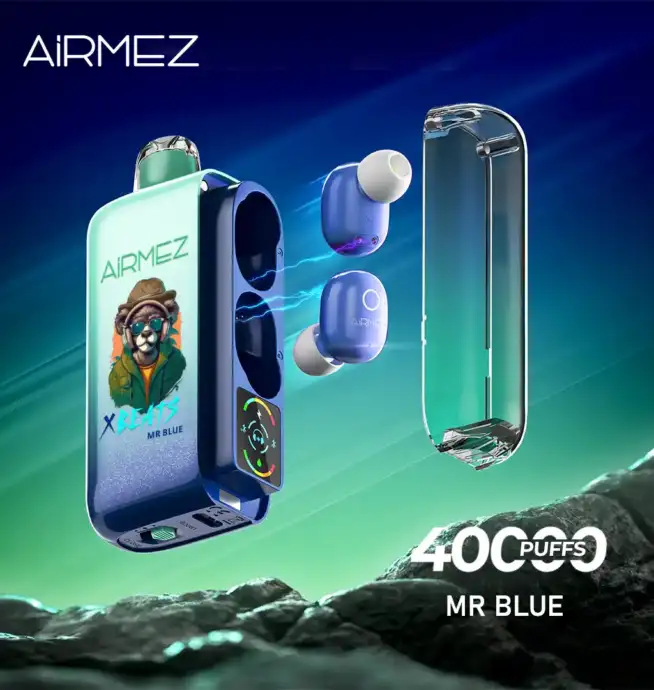 Airmez xbeats 40000 puffs Cigarette électronique rechargeable longue durée