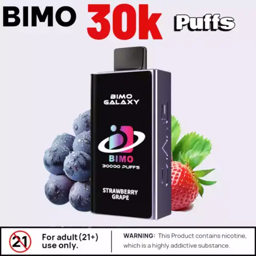 BIMO 30k PUFFS Disposable Vape 30000 Puffs Mesh Coil & Flavorful Hits