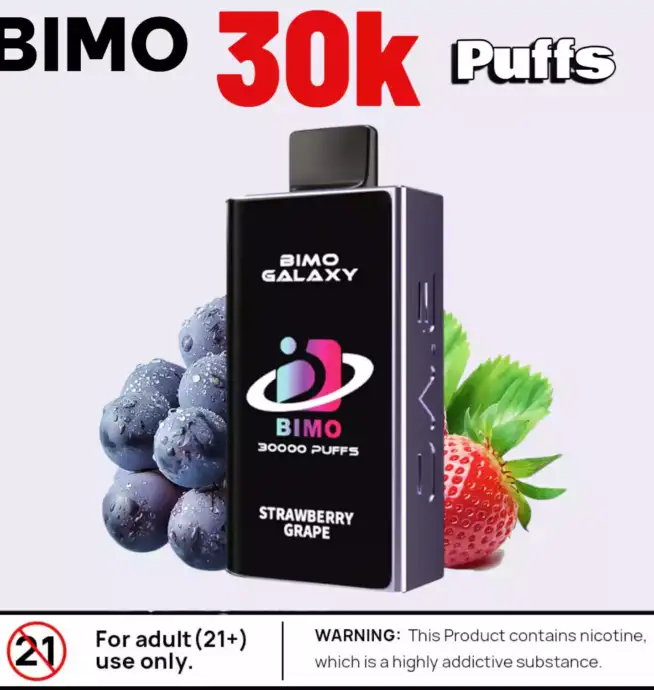 BIMO 30k PUFFS Disposable Vape 30000 Puffs Mesh Coil & Flavorful Hits