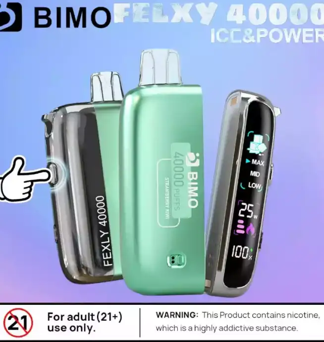 BIMO 40k Puffs Disposable Vape 40000 Puffs Mesh Coil & Flavors