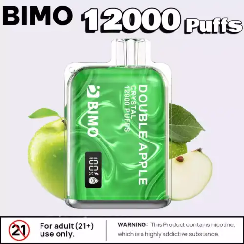 BIMO CRYSTAL 12000 PUFFS 12000 Züge Dualmesh Coil & Geschmack