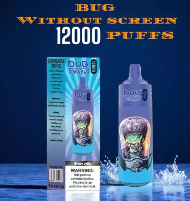 BUG 03 Without Screen 12000 Puffs Starke Einweg-Vape mit Stil