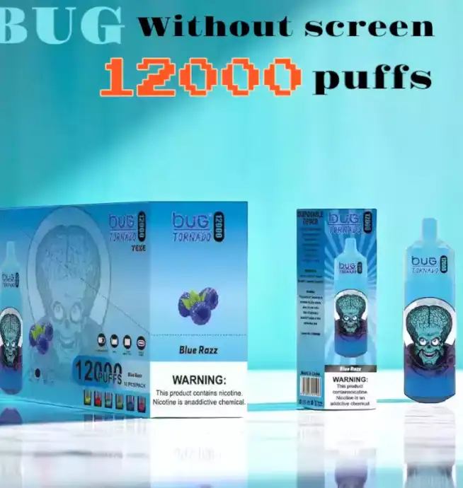 BUG 03 Without Screen 12000 Puffs Starke Einweg-Vape mit Stil