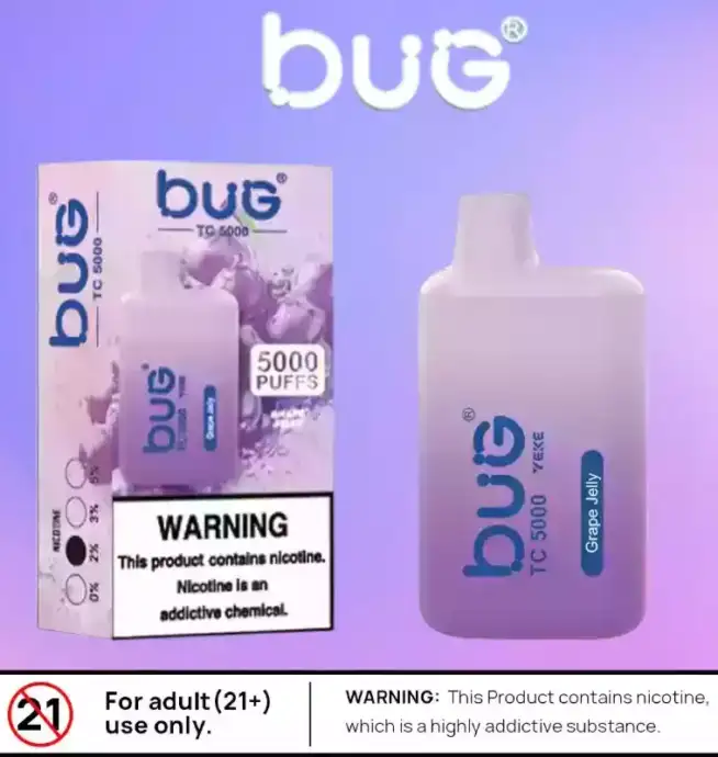 BUG 04 BC5000 Puffs Vape mit Mesh Coil & 12ml E-Liquid