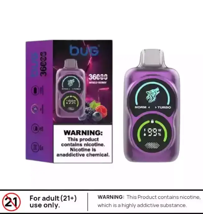 BUG 08 Wolf Head 20000 Puffs Einweg Vape mit großem Tank