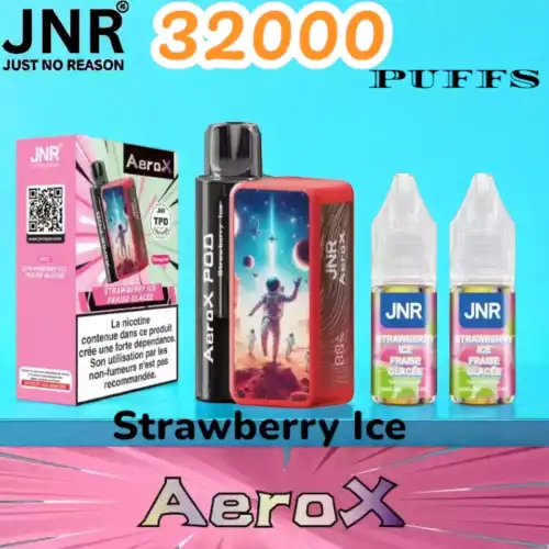 JNR AeroX 32000 Puffs Langlebige E-Zigarette mit Dual Mesh-Coil