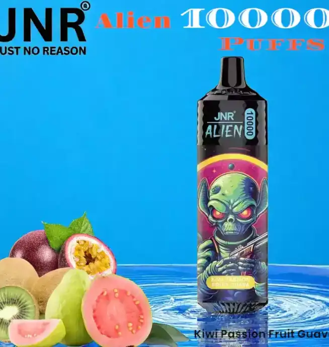 JNR Alien 10000 Puffs Long-lasting Rechargeable Vape with 50 Flavors