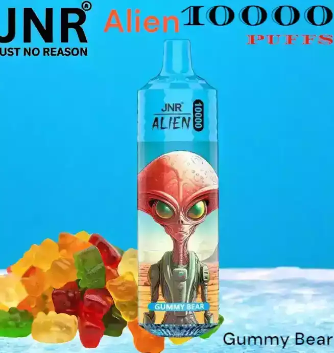 JNR Alien 10000 Puffs Long-lasting Rechargeable Vape with 50 Flavors