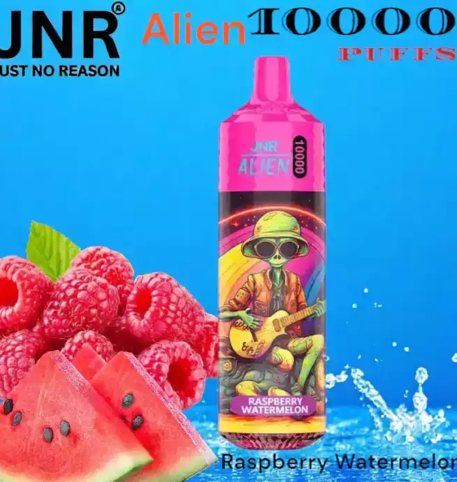 JNR Alien 10000 Puffs Long-lasting Rechargeable Vape with 50 Flavors