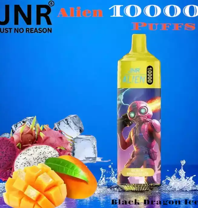 JNR Alien 10000 Puffs Long-lasting Rechargeable Vape with 50 Flavors