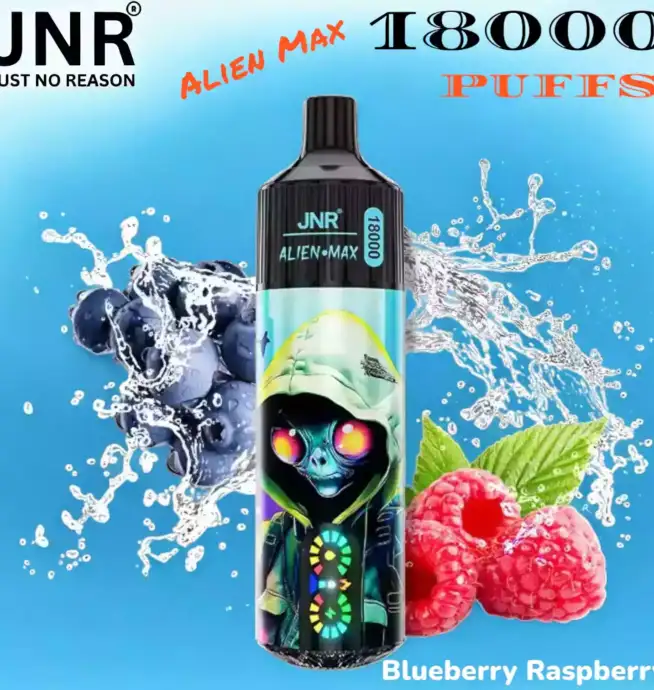 JNR Alien Max 18000 PUFFS Langlebiges Einweg-Vape mit 28ml E-Liquid