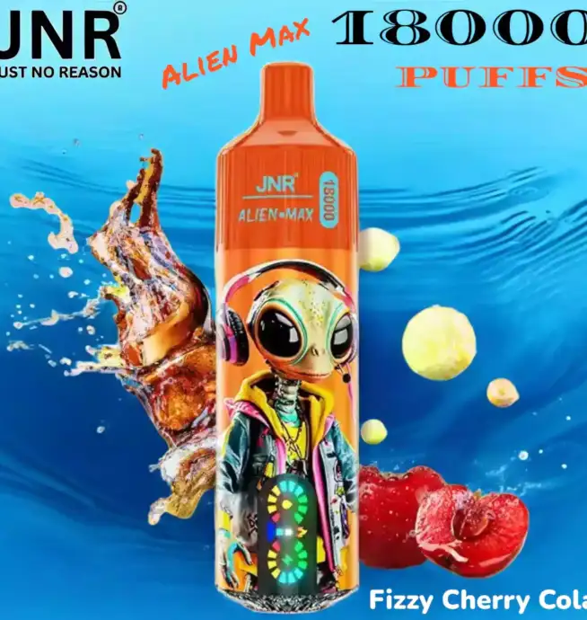 JNR Alien Max 18000 PUFFS Langlebiges Einweg-Vape mit 28ml E-Liquid