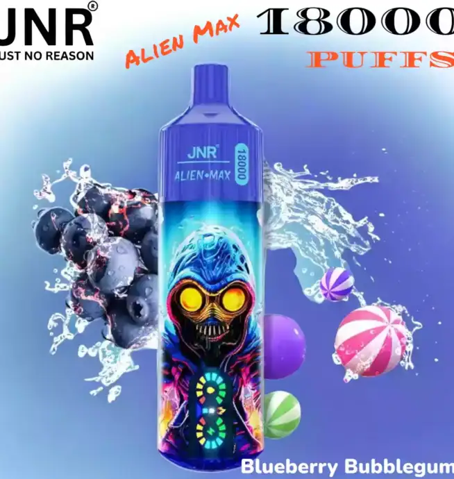 JNR Alien Max 18000 PUFFS Langlebiges Einweg-Vape mit 28ml E-Liquid