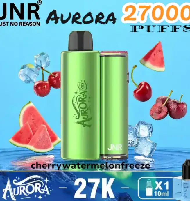 JNR Aurora 27000 Puffs Langlebige E-Zigarette mit USB-C