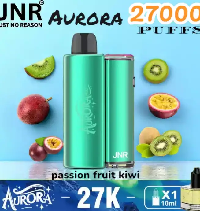 JNR Aurora 27000 Puffs Langlebige E-Zigarette mit USB-C