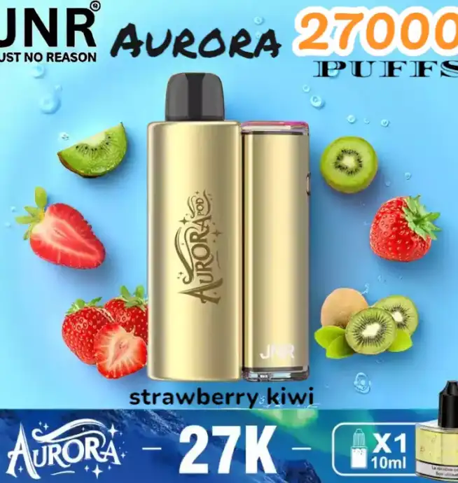JNR Aurora 27000 Puffs Langlebige E-Zigarette mit USB-C