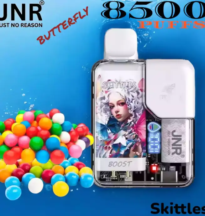 JNR BUTTERFLY 8500 PUFFS Langlebiges Einweg-Vape mit 15ml E-Liquid
