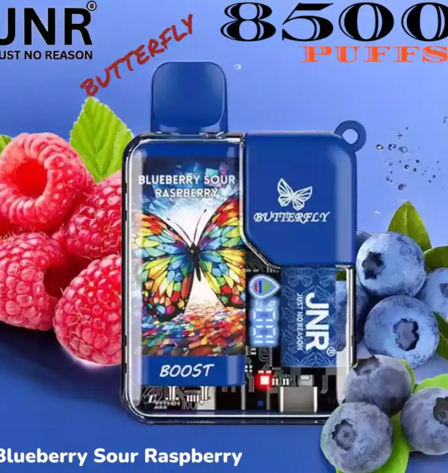 JNR BUTTERFLY 8500 PUFFS Langlebiges Einweg-Vape mit 15ml E-Liquid