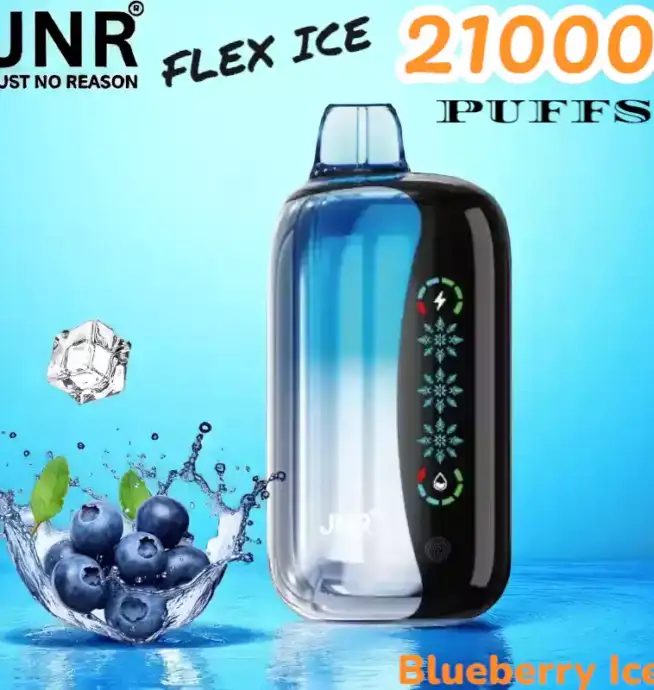 JNR FLEX ICE 21000 Puffs Langlebige E-Zigarette mit Dual Mesh-Coil
