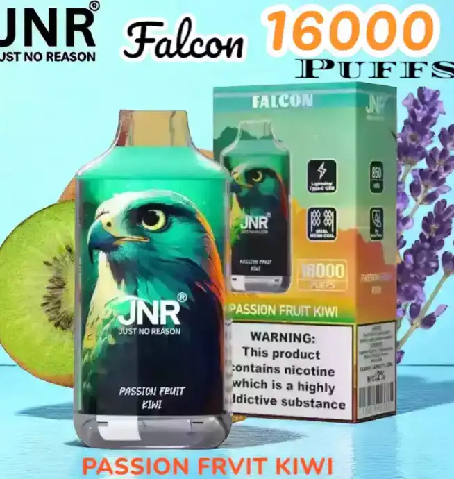 JNR Falcon 16000 Puffs Langanhaltender Genuss mit einstellbarem Luftstrom