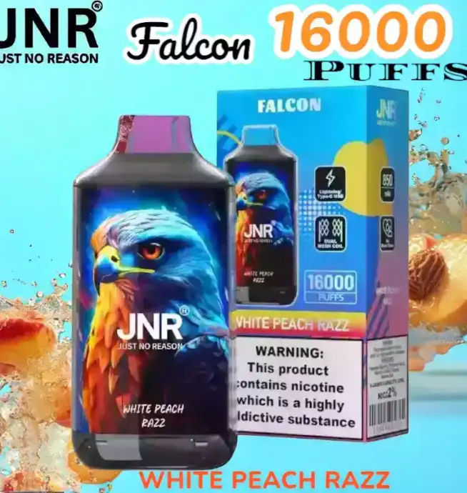 JNR Falcon 16000 Puffs Langanhaltender Genuss mit einstellbarem Luftstrom