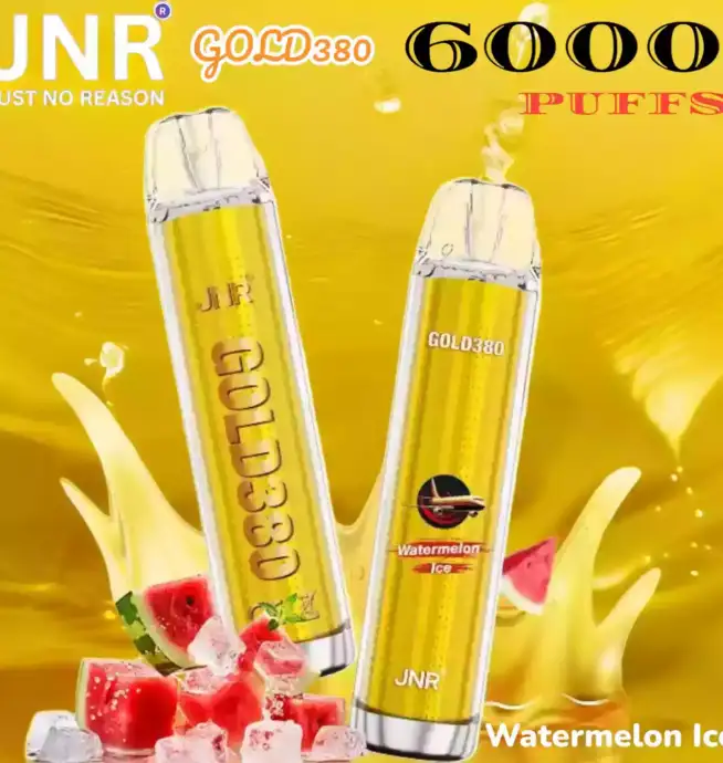 JNR GOLD380 6000 Puffs Langanhaltender Einweg-Vape mit 1500mAh Akku