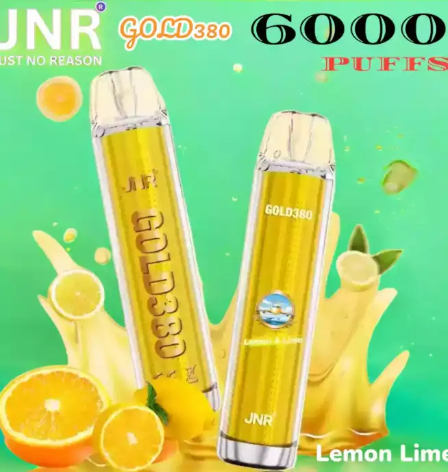 JNR GOLD380 6000 Puffs Langanhaltender Einweg-Vape mit 1500mAh Akku