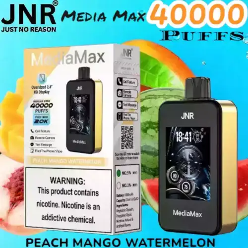 JNR Media Max 40000 Puffs E-Zigarette Langlebig Große Auswahl