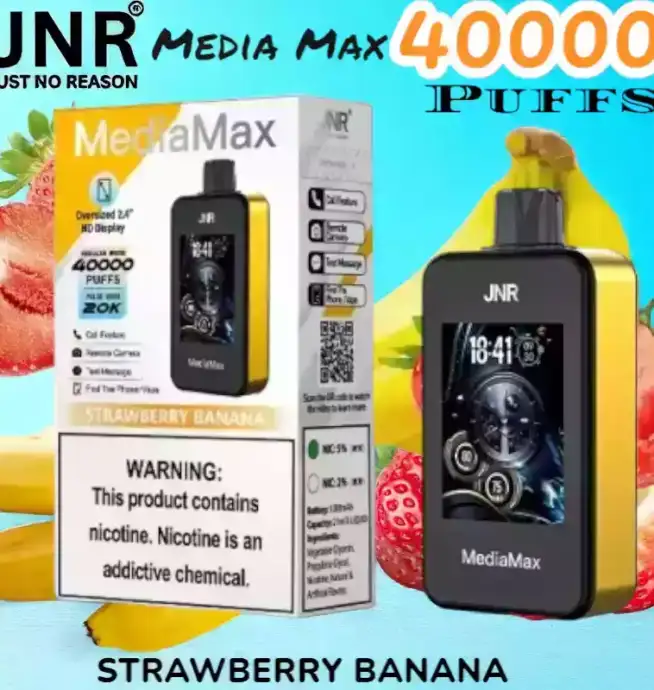 JNR Media Max 40000 Puffs E-Zigarette Langlebig Große Auswahl