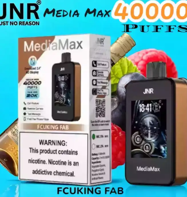 JNR Media Max 40000 Puffs E-Zigarette Langlebig Große Auswahl