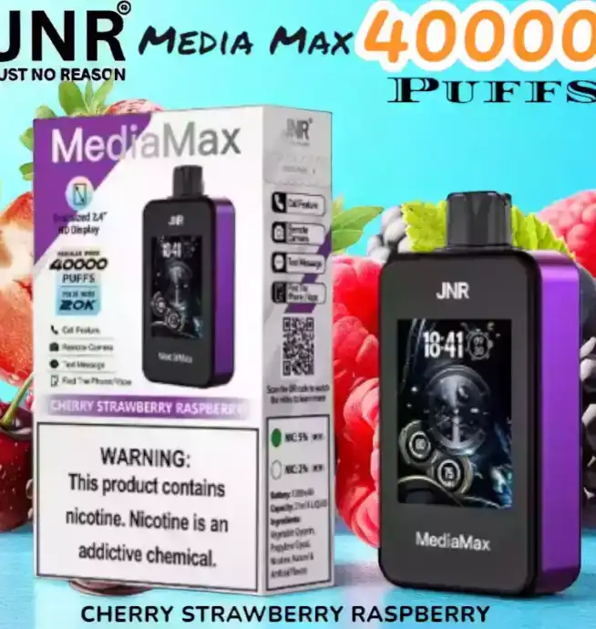 JNR Media Max 40000 Puffs E-Zigarette Langlebig Große Auswahl