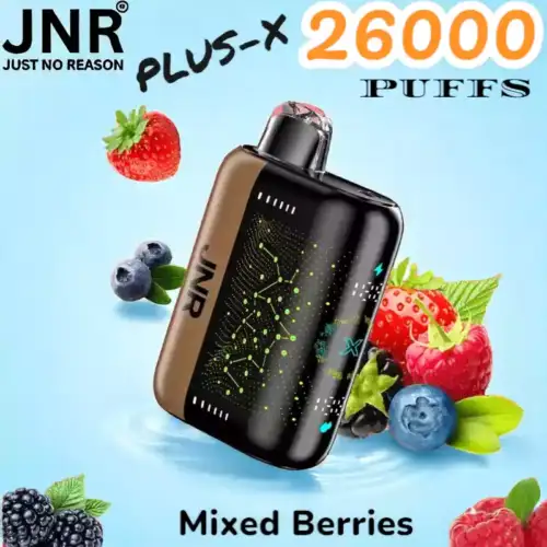 JNR PLUS-X 26000 Puffs Langlebige E-Zigarette mit AI und Dual Mesh-Coil