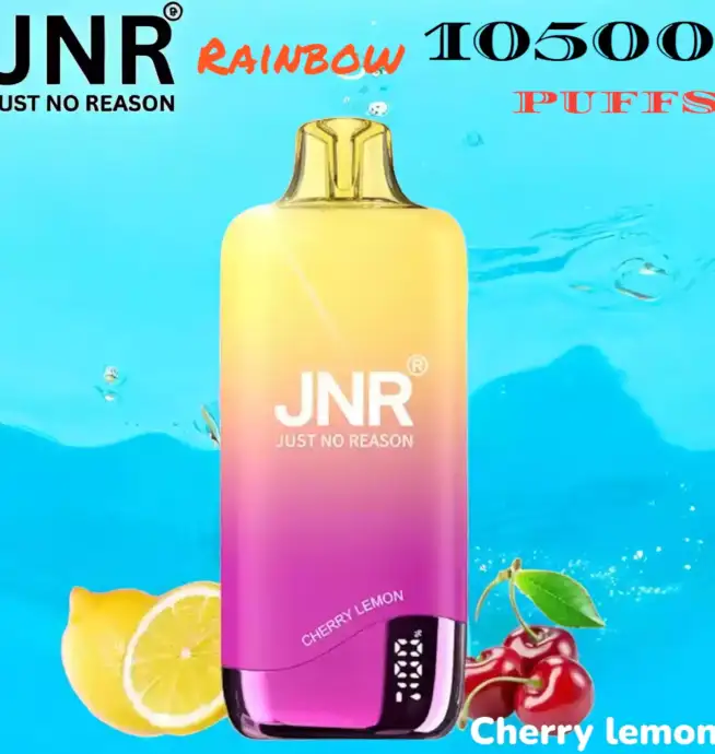 JNR Rainbow 10500 Puffs Stylischer Einweg-Vape mit Display & USB-C