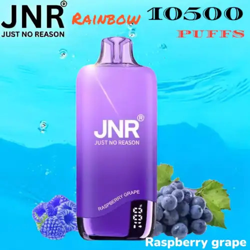 JNR Rainbow 10500 Puffs Stylischer Einweg-Vape mit Display & USB-C