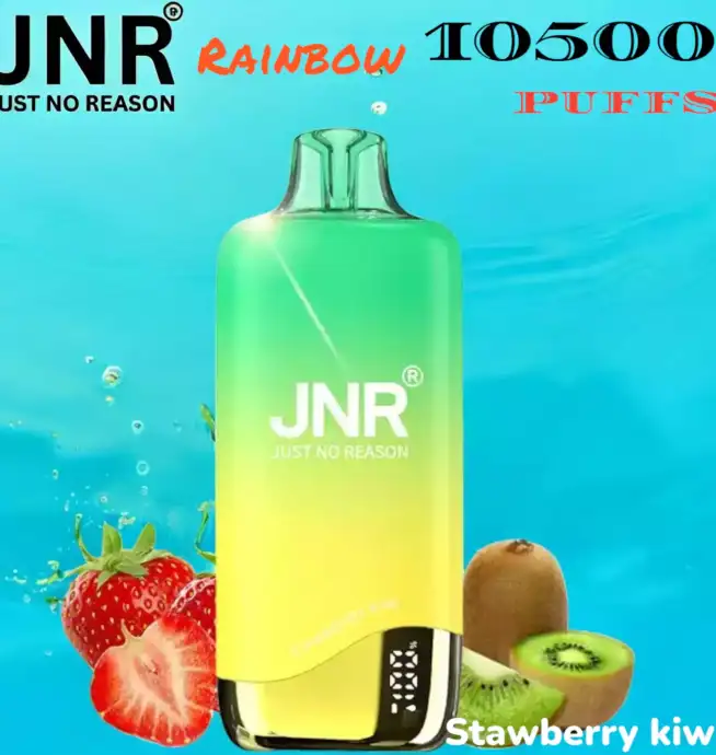 JNR Rainbow 10500 Puffs Stylischer Einweg-Vape mit Display & USB-C