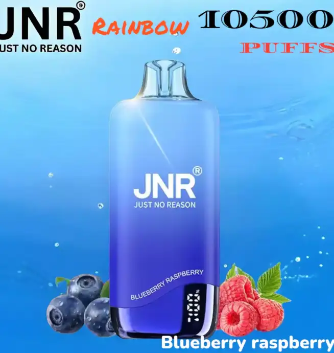 JNR Rainbow 10500 Puffs Stylischer Einweg-Vape mit Display & USB-C