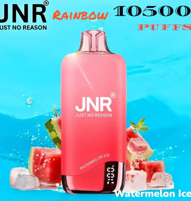 JNR Rainbow 10500 Puffs Stylischer Einweg-Vape mit Display & USB-C