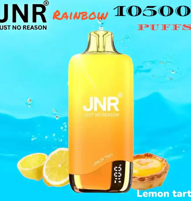 JNR Rainbow 10500 Puffs Stylischer Einweg-Vape mit Display & USB-C