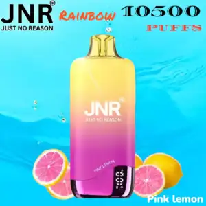 JNR Rainbow 10500 Puffs Stylischer Einweg-Vape mit Display & USB-C