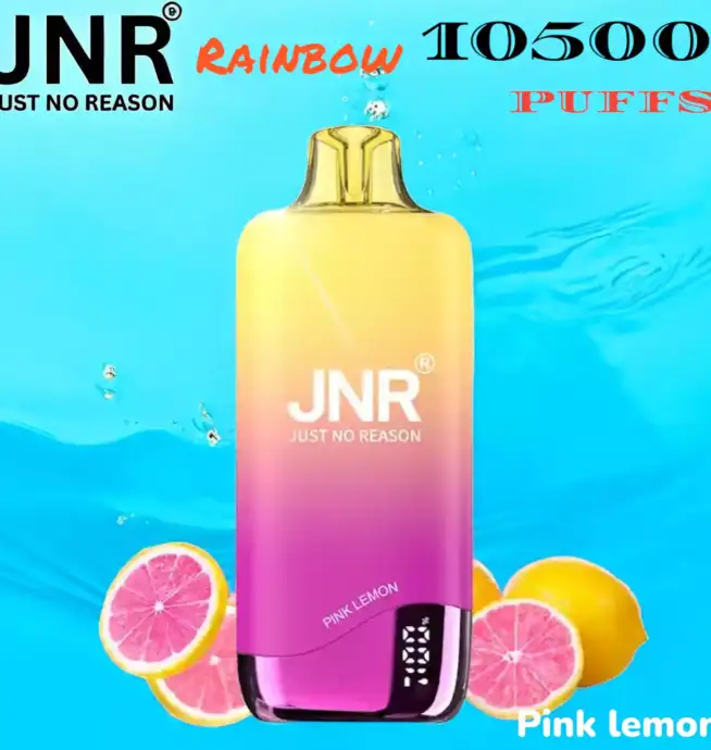 JNR Rainbow 10500 Puffs Stylischer Einweg-Vape mit Display & USB-C