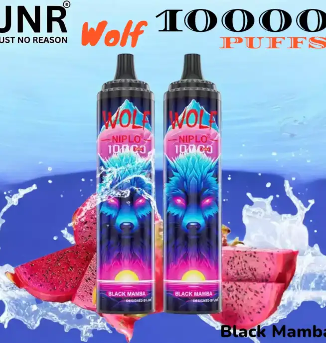 JNR Wolf 10000 PUFFS Langlebiges Einweg-Vape mit 20ml E-Liquid – Bild 2