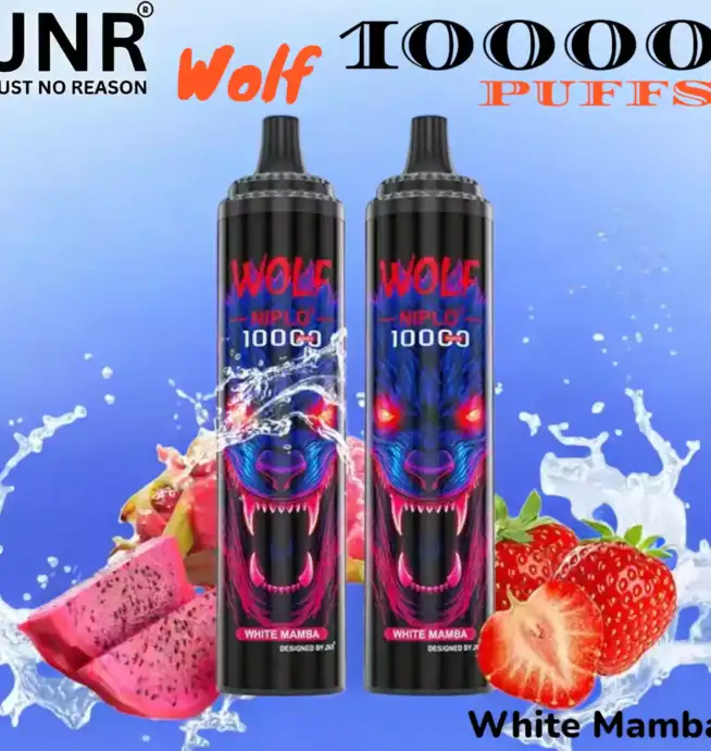 JNR Wolf 10000 PUFFS Langlebiges Einweg-Vape mit 20ml E-Liquid