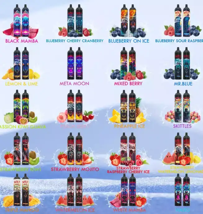 JNR Wolf 10000 PUFFS Langlebiges Einweg-Vape mit 20ml E-Liquid