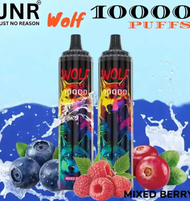 JNR Wolf 10000 PUFFS Langlebiges Einweg-Vape mit 20ml E-Liquid