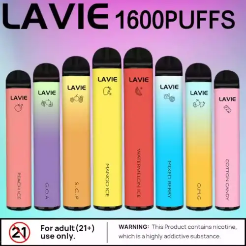 LAVIE Bar 1600 Puffs Starker Akku & 20 intensive Aromen
