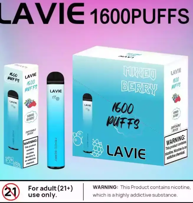 LAVIE Bar 1600 Puffs Starker Akku & 20 intensive Aromen