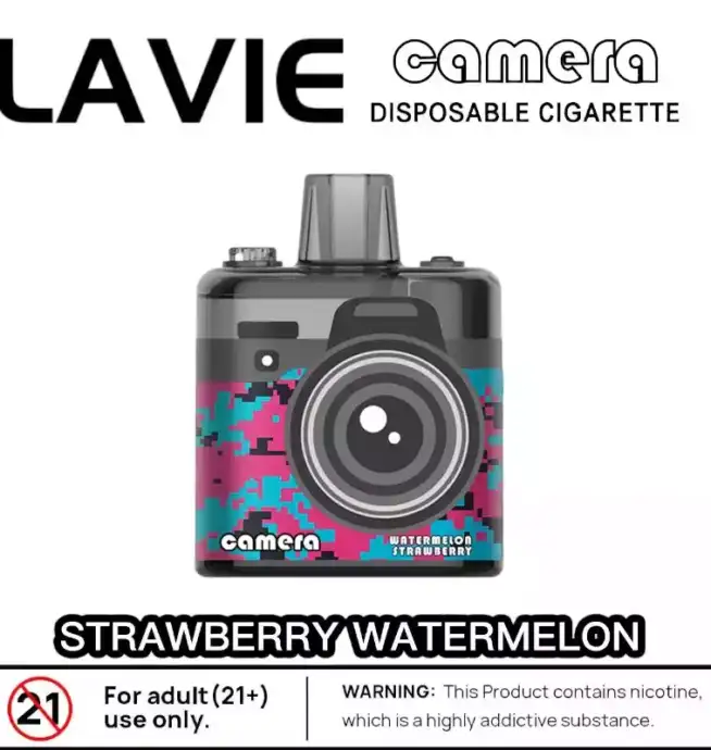 LAVIE Camera 8000 Puffs Lang anhaltendes Dampferlebnis mit 18ml E-Liquid