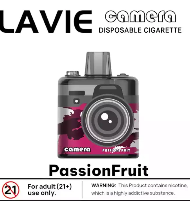 LAVIE Camera 8000 Puffs Lang anhaltendes Dampferlebnis mit 18ml E-Liquid