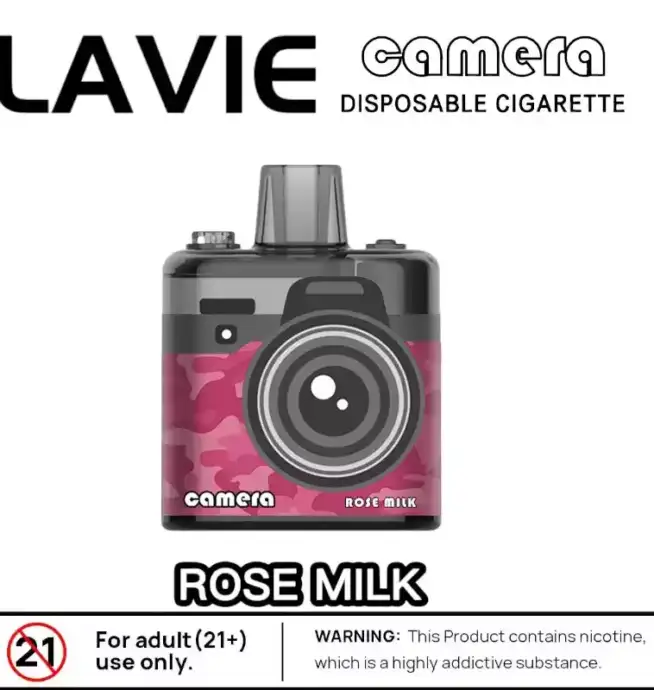 LAVIE Camera 8000 Puffs Lang anhaltendes Dampferlebnis mit 18ml E-Liquid