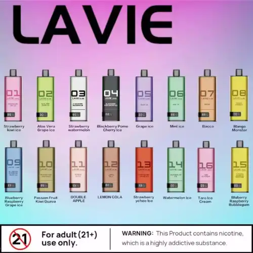 LAVIE Cube 20000 Puffs 20000 Züge 18ml E-Liquid & Dual Mesh Coil